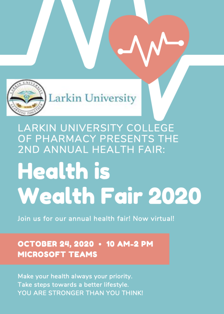 Health Fair Oct 24th