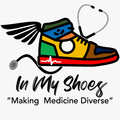 logo for in my shoes podcast